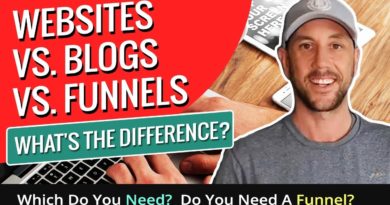 Funnels vs. Blogs vs. Websites- What's The Difference? Which Do You Need? Do You Need A Funnel?