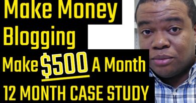 Make Money Blogging 2019: How I Made $500 A Month [12 Month Case Study]