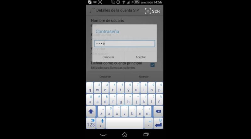 Configurar voip en celular con Android