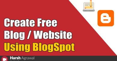 How to Create Free Blog/Website Using BlogSpot