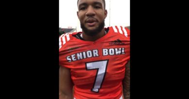 Oshane Ximines talks to Blogging the Boys | Senior Bowl 2019