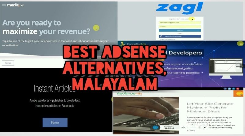 Top 5 best adsense alternatives for websites/blog