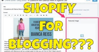 Using Shopify as a Blogging Platform Instead of Wordpress, is that Stupid?