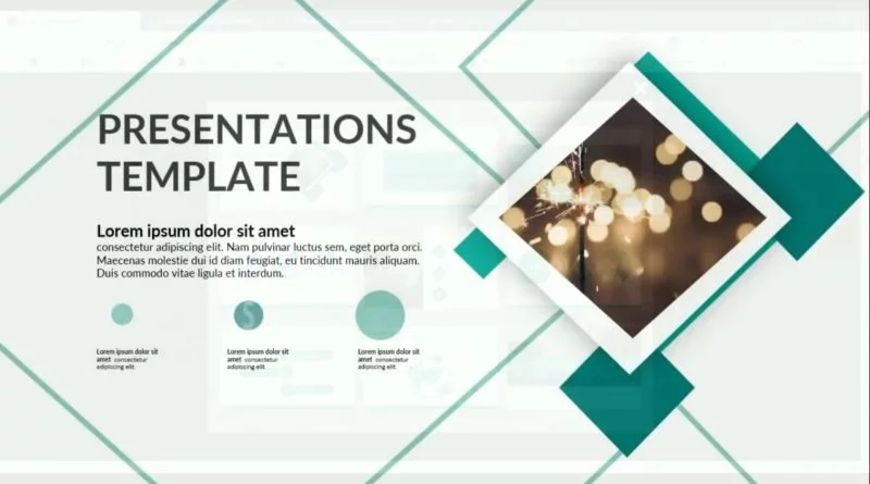 Awesome White Presentations Business Slide PowerPoint as Shutterstock - Pro Template