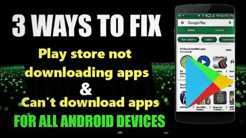 play store application not downloading