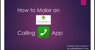 How to Make an Android Studio Calling App