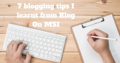 Blogging tips: 7 blogging tips I learnt from Blog On MSI 2016