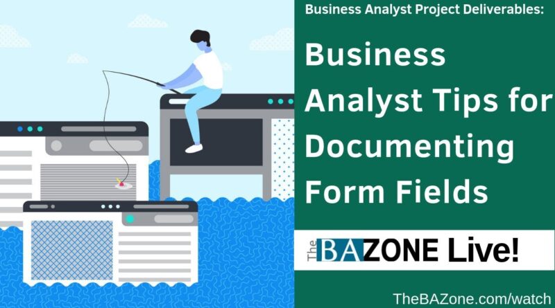 Business Analyst Tips for Documenting Form Fields