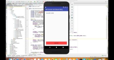 Develop a WiFi Scanner Android Application with Android Studio