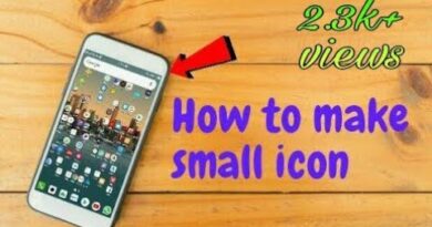 How to to make small icon in android