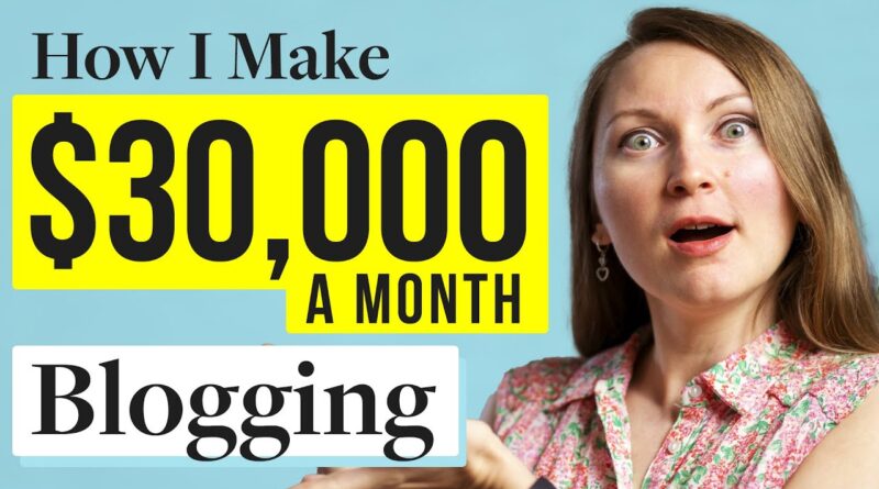 How To Begin A Weblog And Make Cash in 2021 (I Make Over $30,000mo Running a blog!) 1