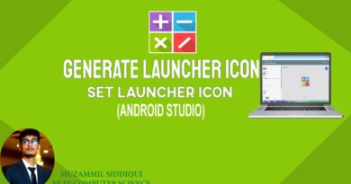 [In Detail]Generate Launcher App Icon and Set Icon Using Android Studio[URDU|HINDI]