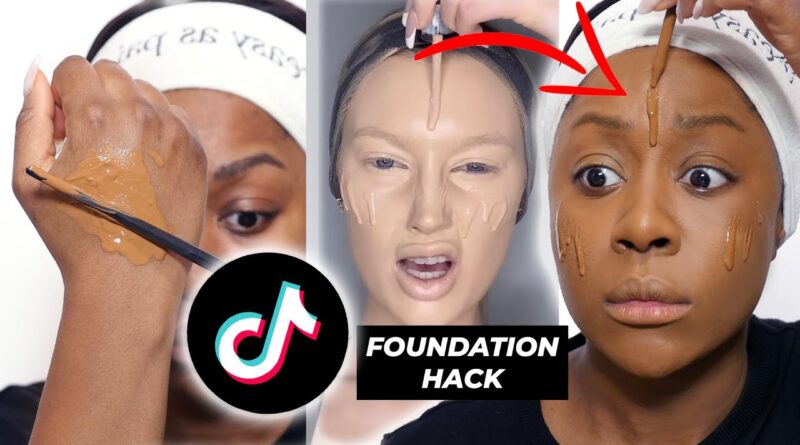 SEGUO IL TUTORIAL PIÙ ASSURDO DI TIKTOK - EXTRA FULL COVERAGE FOUNDATION HACK SU PELLE SCURA 1