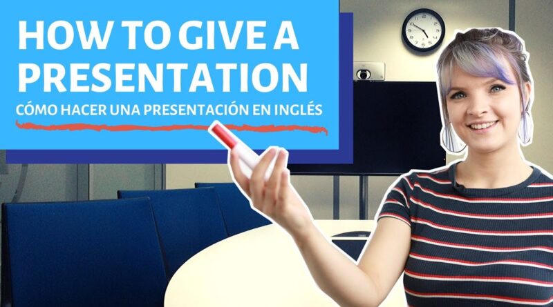 giving a presentation business english