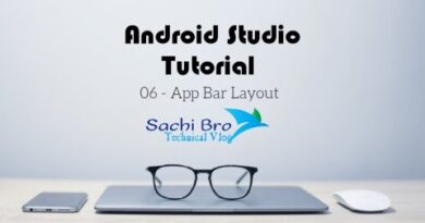 06 - App Bar Layout | Android Studio Tutorial