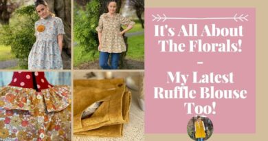 Sewing My Dream Spring Floral Blouse & Dress - Cottagecore Inspired Outfits 3