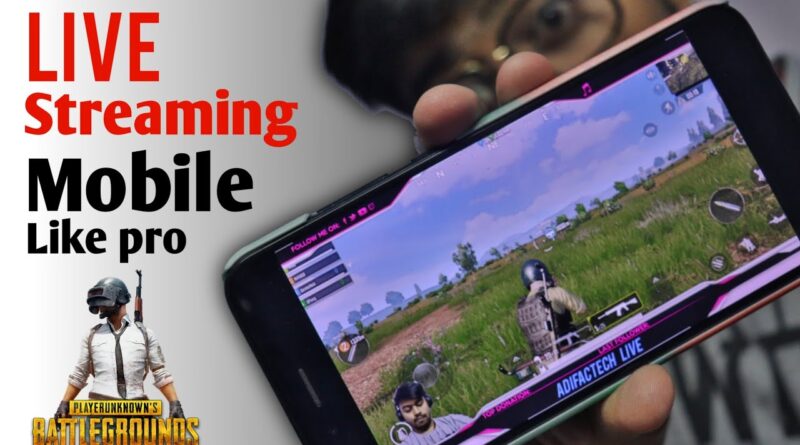 PUBG Mobile live Streaming Without PC | How to Stream PUBG Mobile using Smartphone like Dynamo